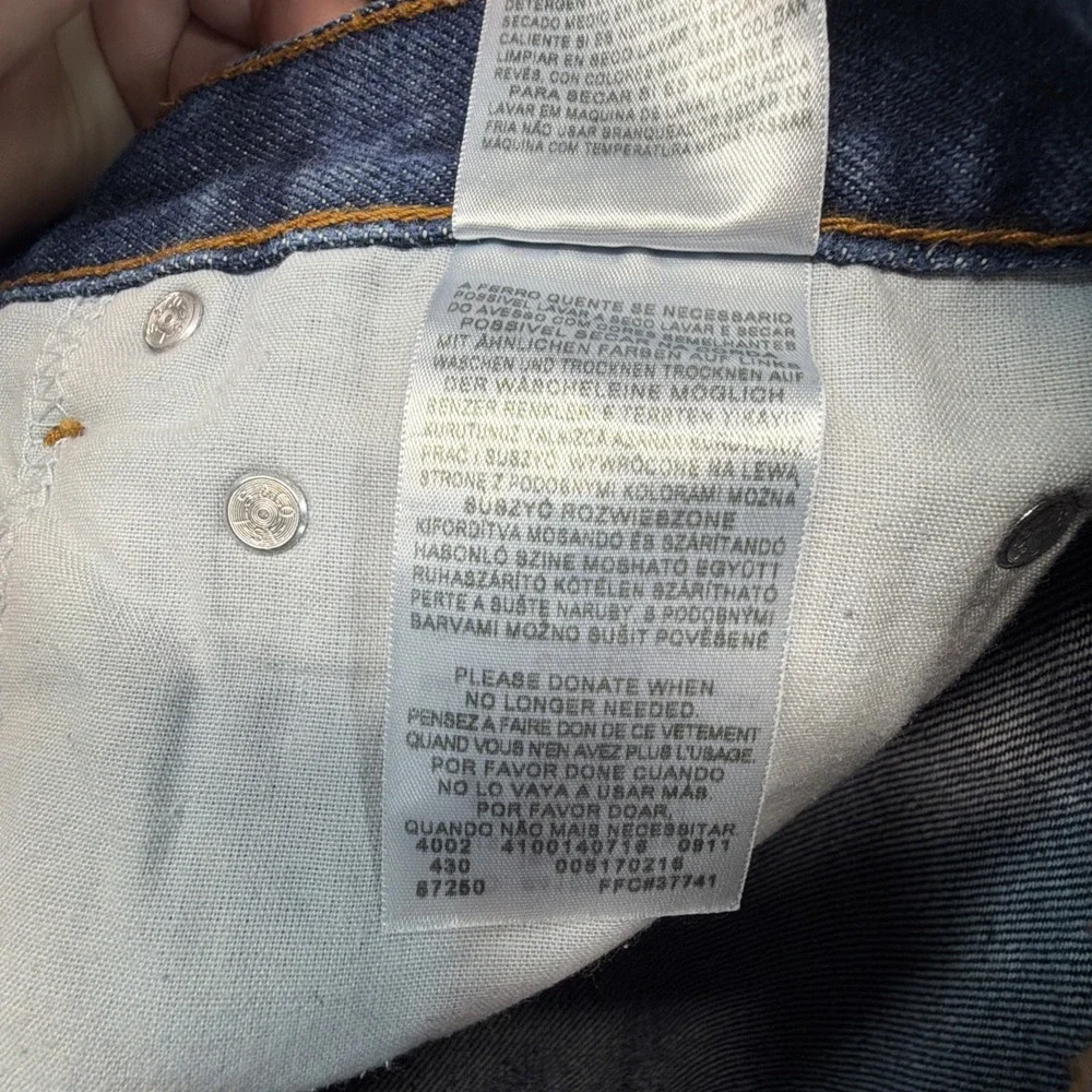 Vintage Levi's 517 Jeans Mens 34x34 Blue Bootcut Dark Wash Y2K